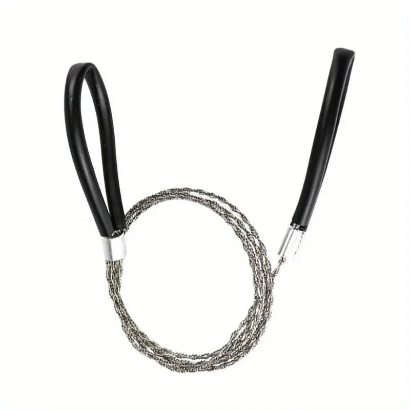 Portable Stainless Steel Wire Saw for Outdoor Camping & Hiking
