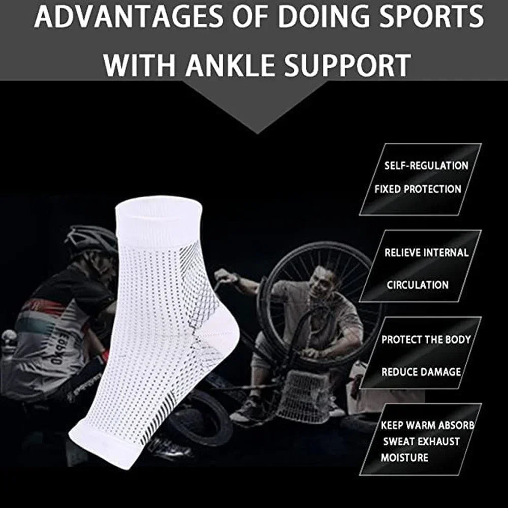 Compression Nano Socks for Neuropathy and Ankle Swelling