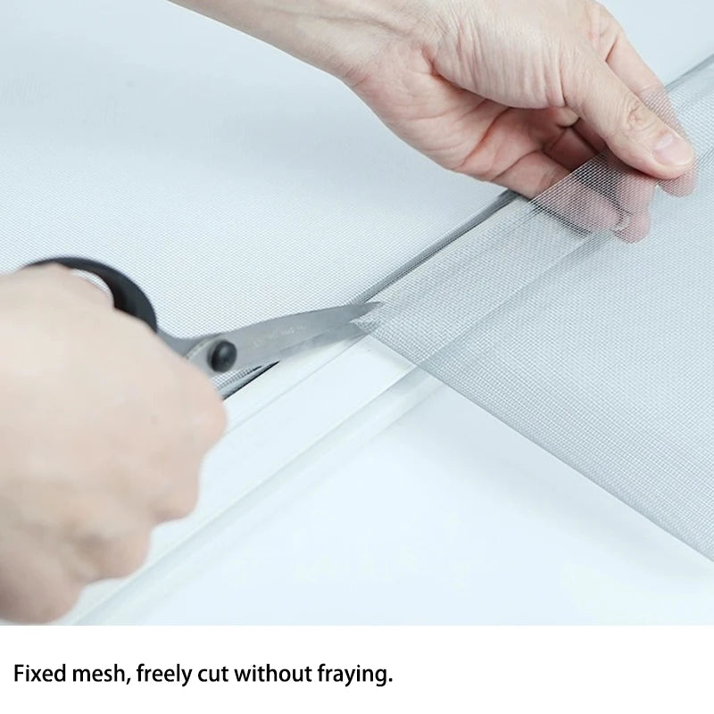 Large DIY Window Screen Mesh - Pet-Safe Mosquito & Insect Protection for Balconies and Gardens