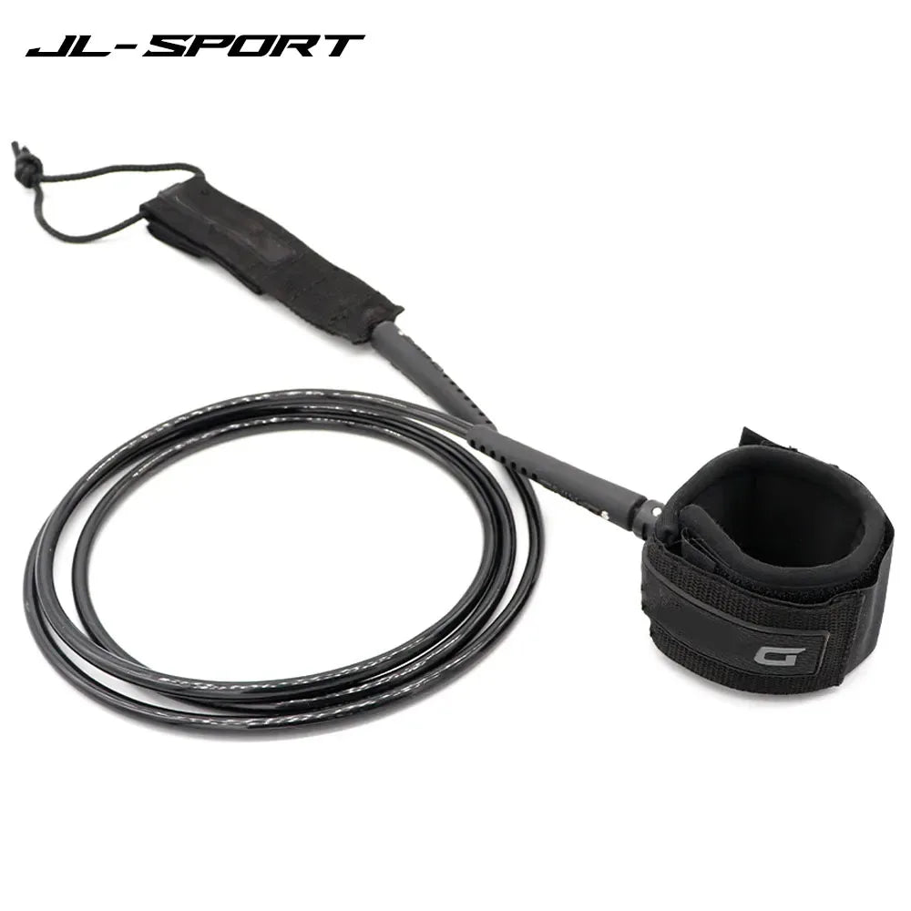 DK Brand Professional Surfboard Leash - 6-9FT Length, 7mm Thickness - Straight Foot Rope for Wind Surfing