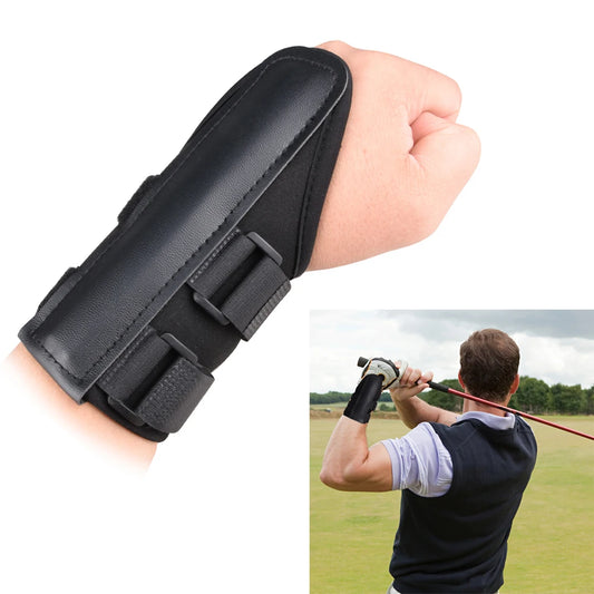 Golf Swing Wrist Brace - Trainer Aid for Correct Swing Gesture and Alignment