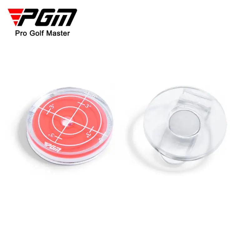 PGM Golf Magnetic Cap Clip Ball Marker - Level Function Marks - Red & Blue - Model MK011