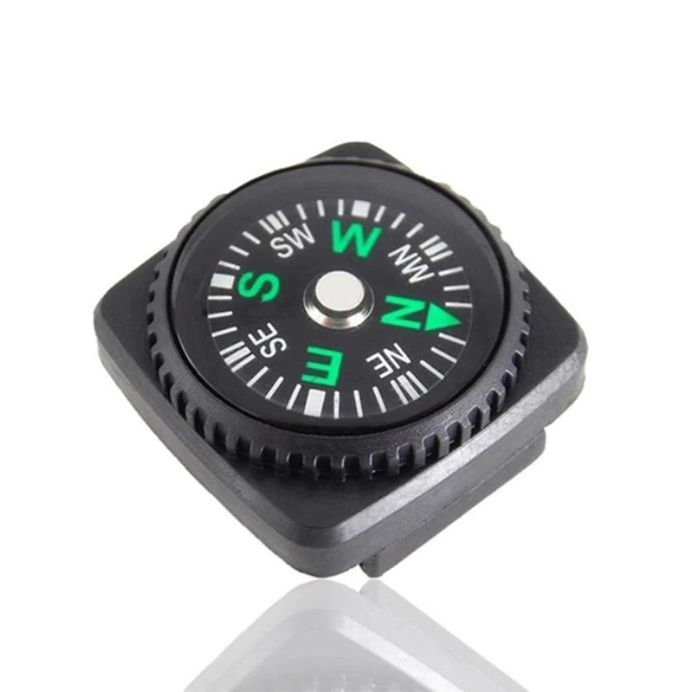 Mini Wristband Compass Set - 10 Pack Portable Detachable Navigation Tool for Outdoor Camping Hiking Travel Emergency Survival