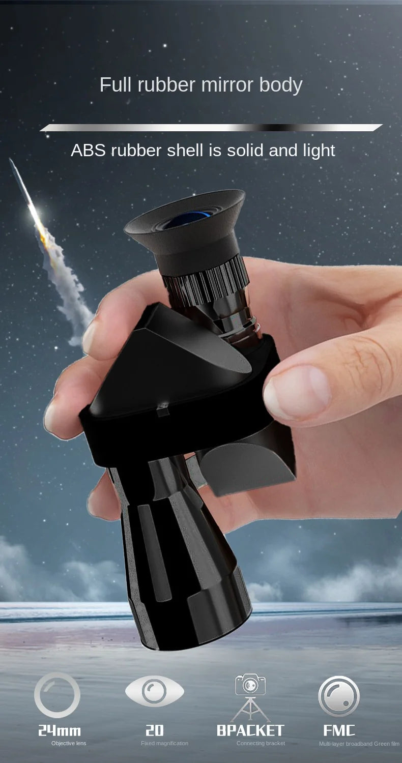 High-Definition Portable Monocular Telescope - High Magnification Zoom for Hunting, Camping, Mountaineering & Outdoor Fishing