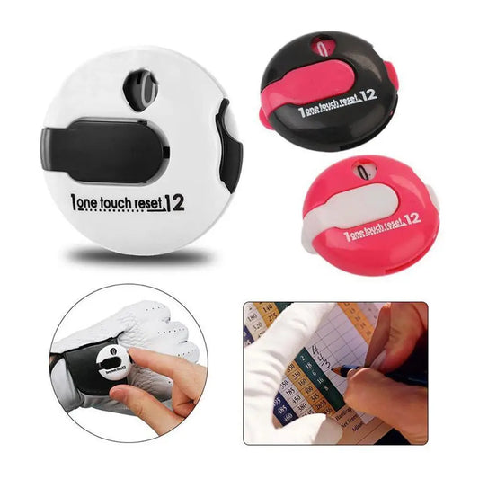 Golf Score Counter | Portable Golf Stroke Counter | One Touch Reset | Score Indicator Clip for Mini Golf, Outdoor Sports, and Golf Enthusiasts