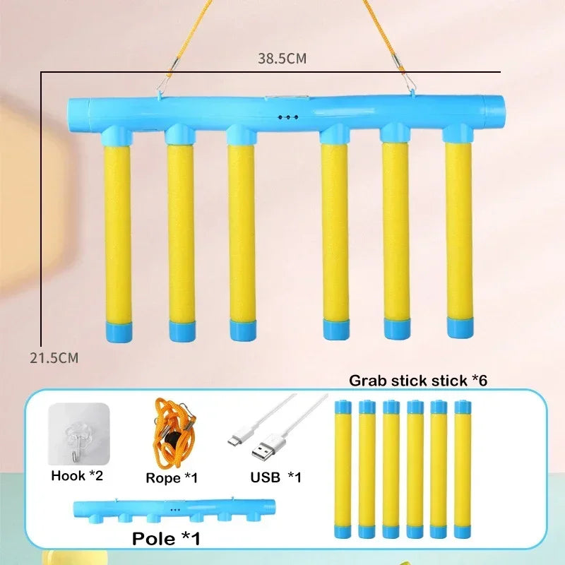 Pro Reaction Training Sticks - Athletic Performance Game for Kids & Adults - Hand-Eye Coordination Sports Trainer - Educational Parent-Child Interactive Challenge