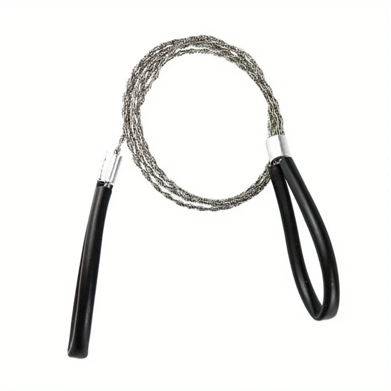 Portable Stainless Steel Wire Saw for Outdoor Camping & Hiking