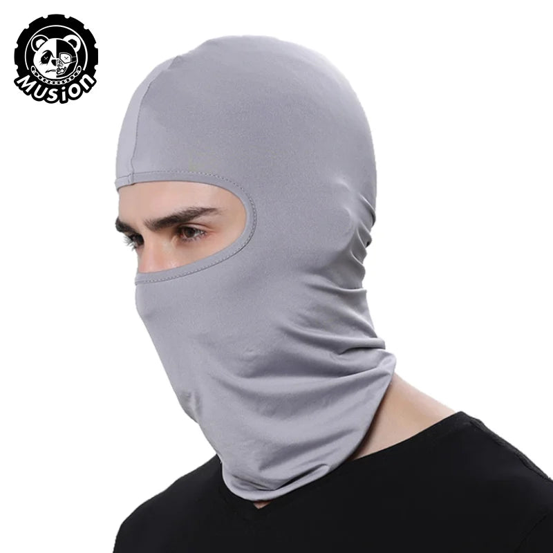 Breathable Mesh Motorcycle Balaclava - Full Face Sun Protection Mask for Cycling, Airsoft & Bicycle