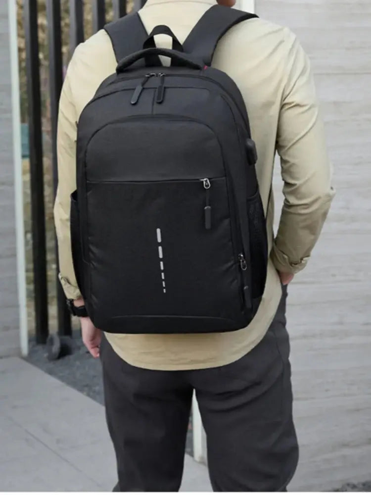 Large Capacity Backpack - Simple Fashion Travel Computer Bag for Men Women Students