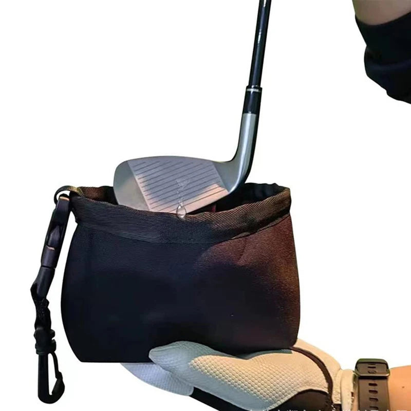 Waterproof Easy-Clean Portable Detachable Golf Scrub Bag - Enhance Club Performance On-The-Go - Essential Accessory for Golfers