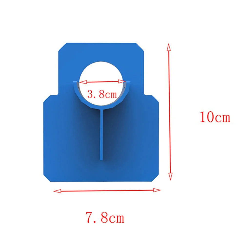 Swimming Pool Hose Support Bracket Set (1-2 Pieces) - Universal Pipe Holder for Intex Above Ground Pools with Tie Clamp Mount - Compatible with 30-38mm Hose Outlets