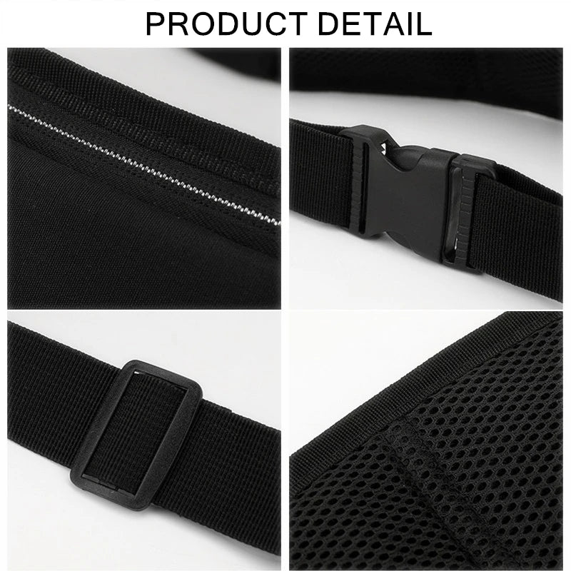Athletic Running Belt with Phone Holder - Unisex Sports Waist Pack for Gym & Outdoor Activities
