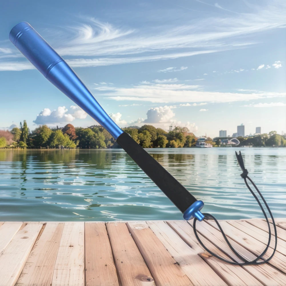 Professional Aluminum Alloy Fish Hammer - 24.7cm Fishing Priest with EVA Non-Slip Handle