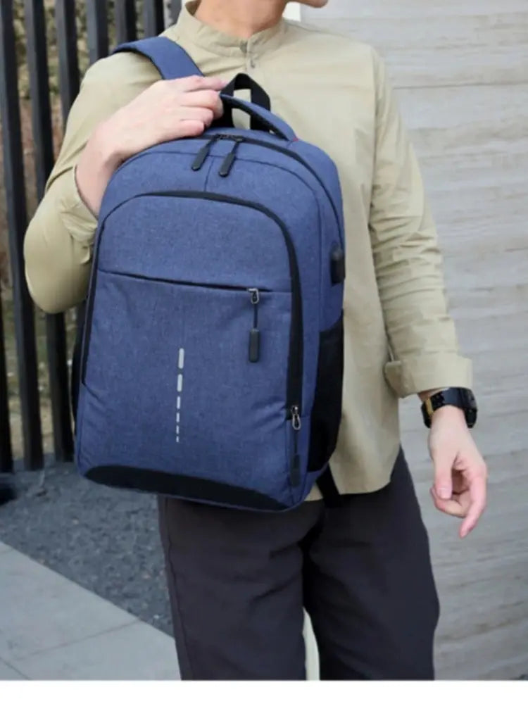 Large Capacity Backpack - Simple Fashion Travel Computer Bag for Men Women Students
