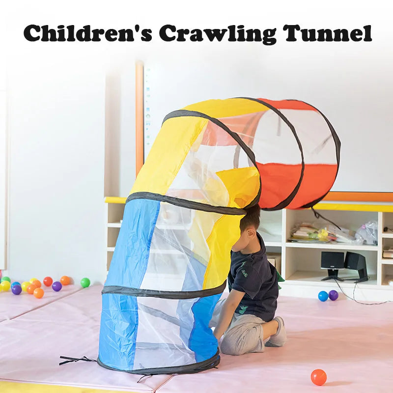 Portable Children's Tent - Crawling Tunnel - Beach Toys - Ball Pool - Kids' Pop-up Tent - Indoor Crawling Games - Child Play House - Tents