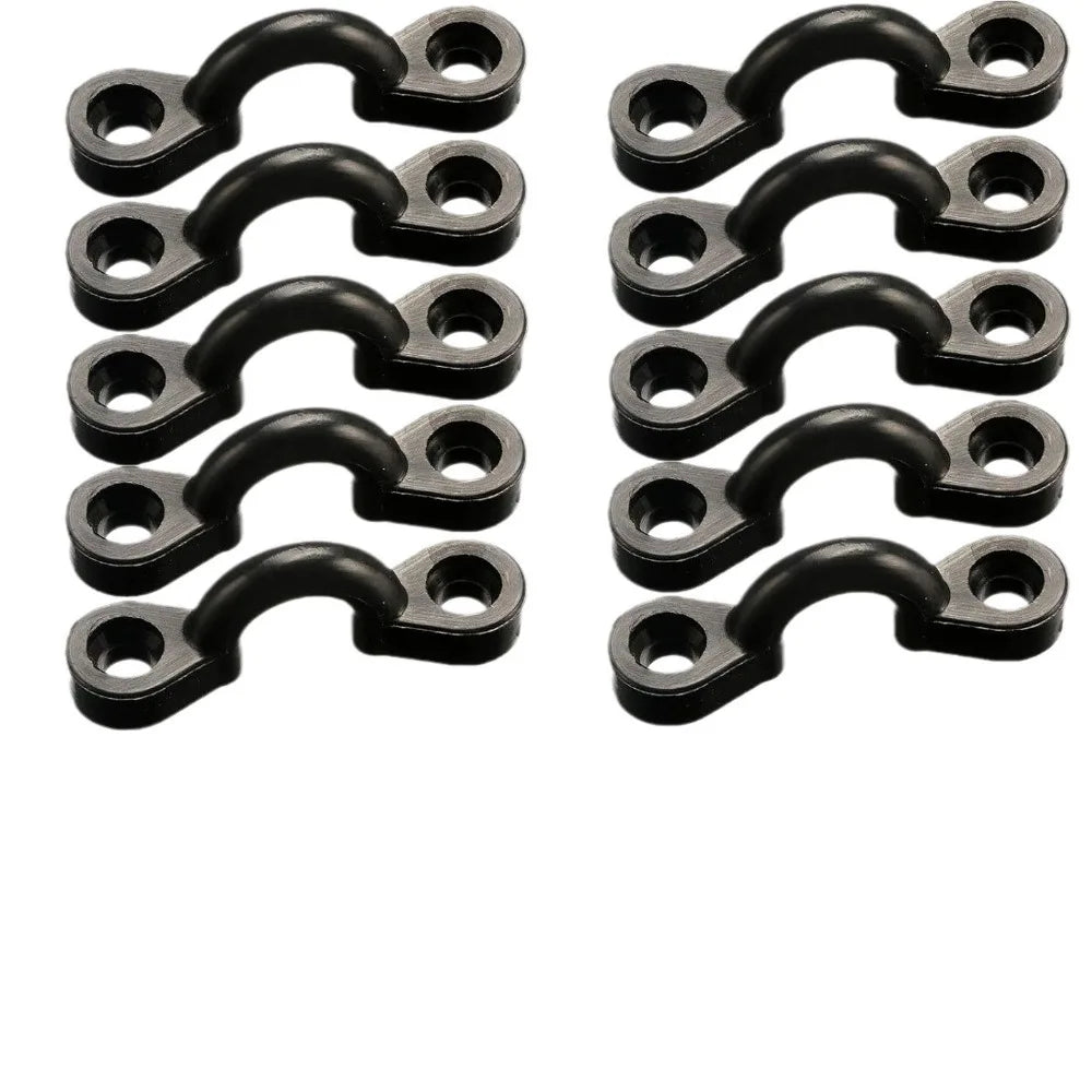 Kayak Rigging Kit - Inflatable Boat Clips Set with Elastic Rope Accessories for Marine Aquatic Sports, Fishing, Rowing and Surfing Deck Equipment