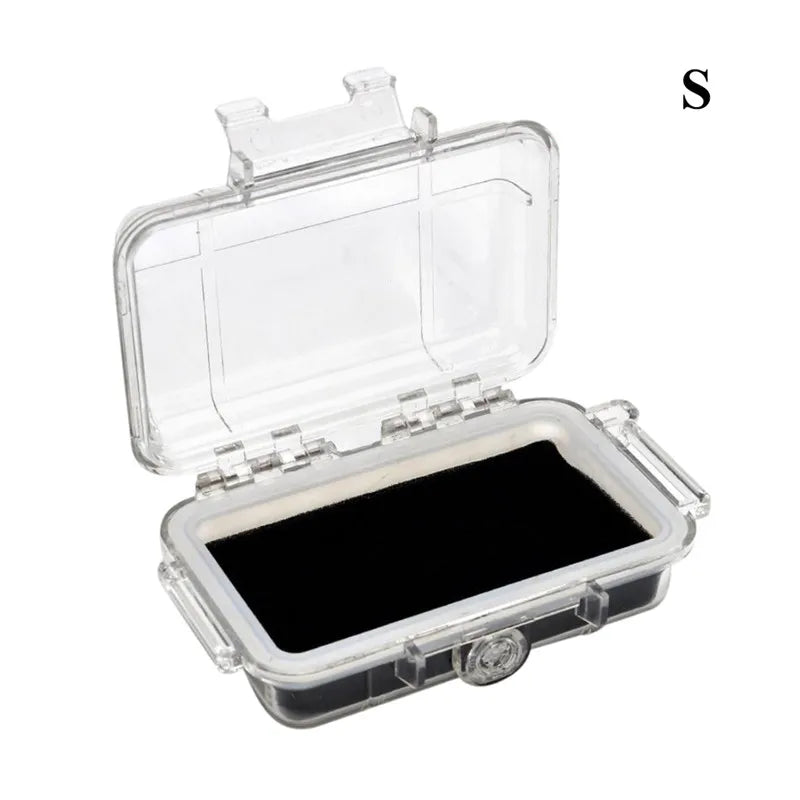 Waterproof Shockproof Camping Storage Box - ABS Plastic Safety Equipment Toolbox with Sealed Protection