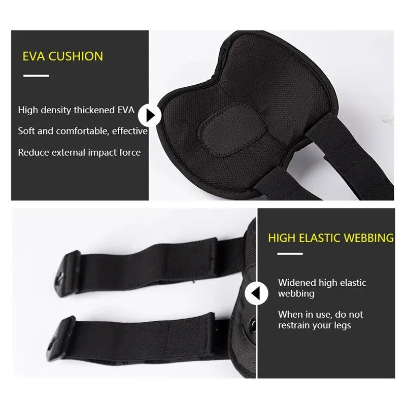 4-Piece Tactical Protective Gear Set - Knee & Elbow Pads for Outdoor Sports, Cycling, Mountaineering & Hiking