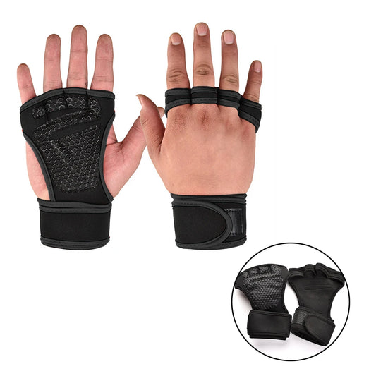 Weightlifting Training Gloves - Fitness & Sports - Bodybuilding Gym Hand/Wrist/Palm Protector - MTB Cycling Gloves for Men & Women