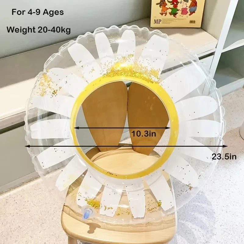 Inflatable Swimming Ring - Multi-Age Float Seat for Kids & Adults - Pool Water Safety Equipment