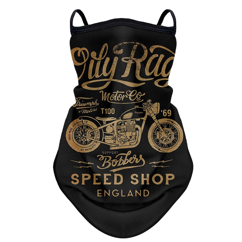 Motorcycle Face Shield - Anti-UV Cycling Headwrap with Neck Cover for Summer Outdoor Sports