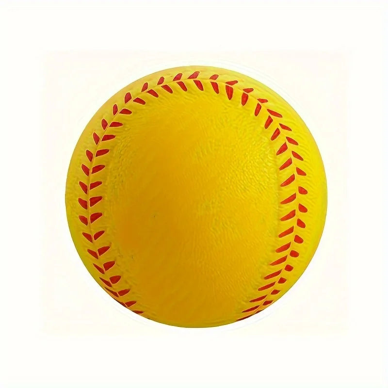 Lightweight Unisex Training Softball - Durable Elastic PU Foam Baseball for Indoor & Outdoor Recreation