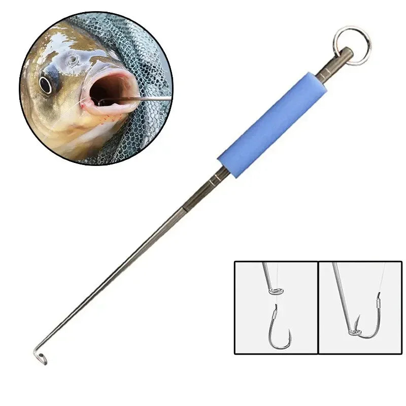 Professional Stainless Steel Fishing Hook Remover - Rapid Release Dehooker Tool