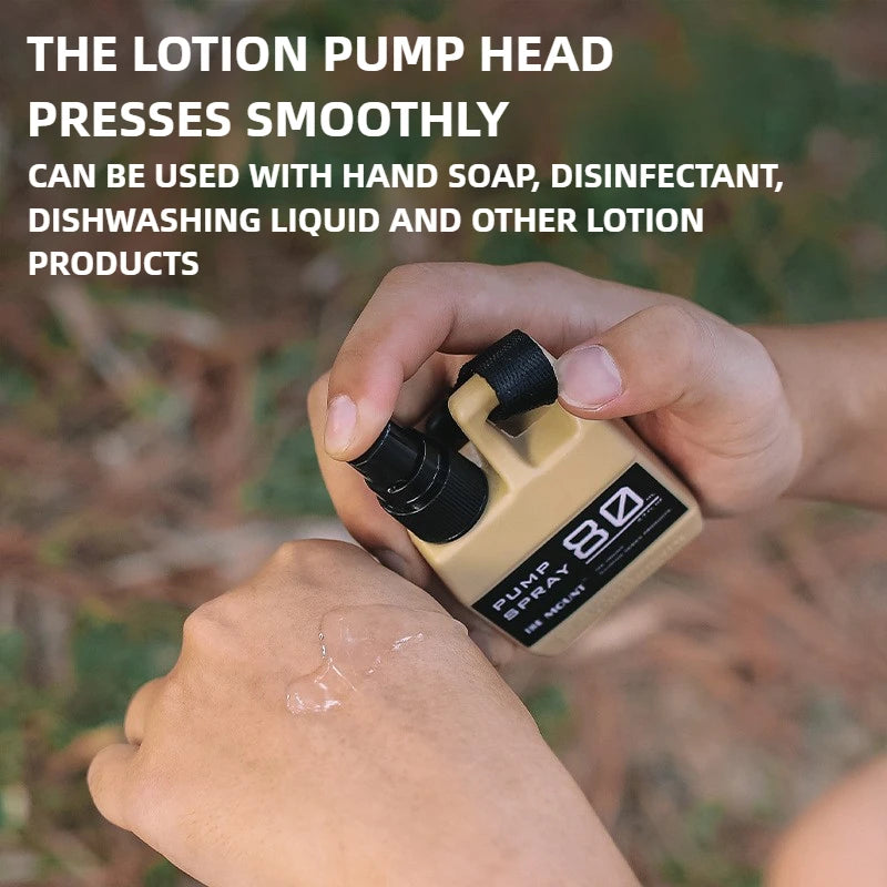 Portable 80ml Spray Bottle - Outdoor Cosmetic Container for Alcohol & Perfume with Backpack Hook - Camping Hiking Gadget