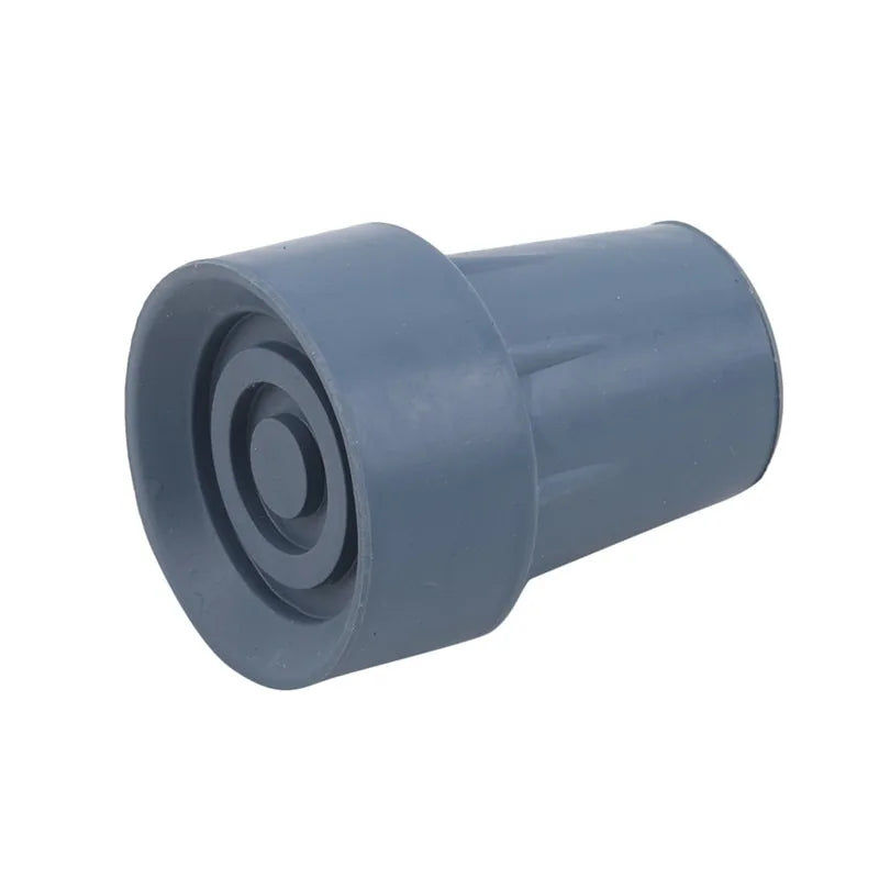 Heavy Duty Rubber Walking Stick Ferrule - Metal End Cap Cover for Canes, Crutches & Hiking Sticks (1-3 Pack)