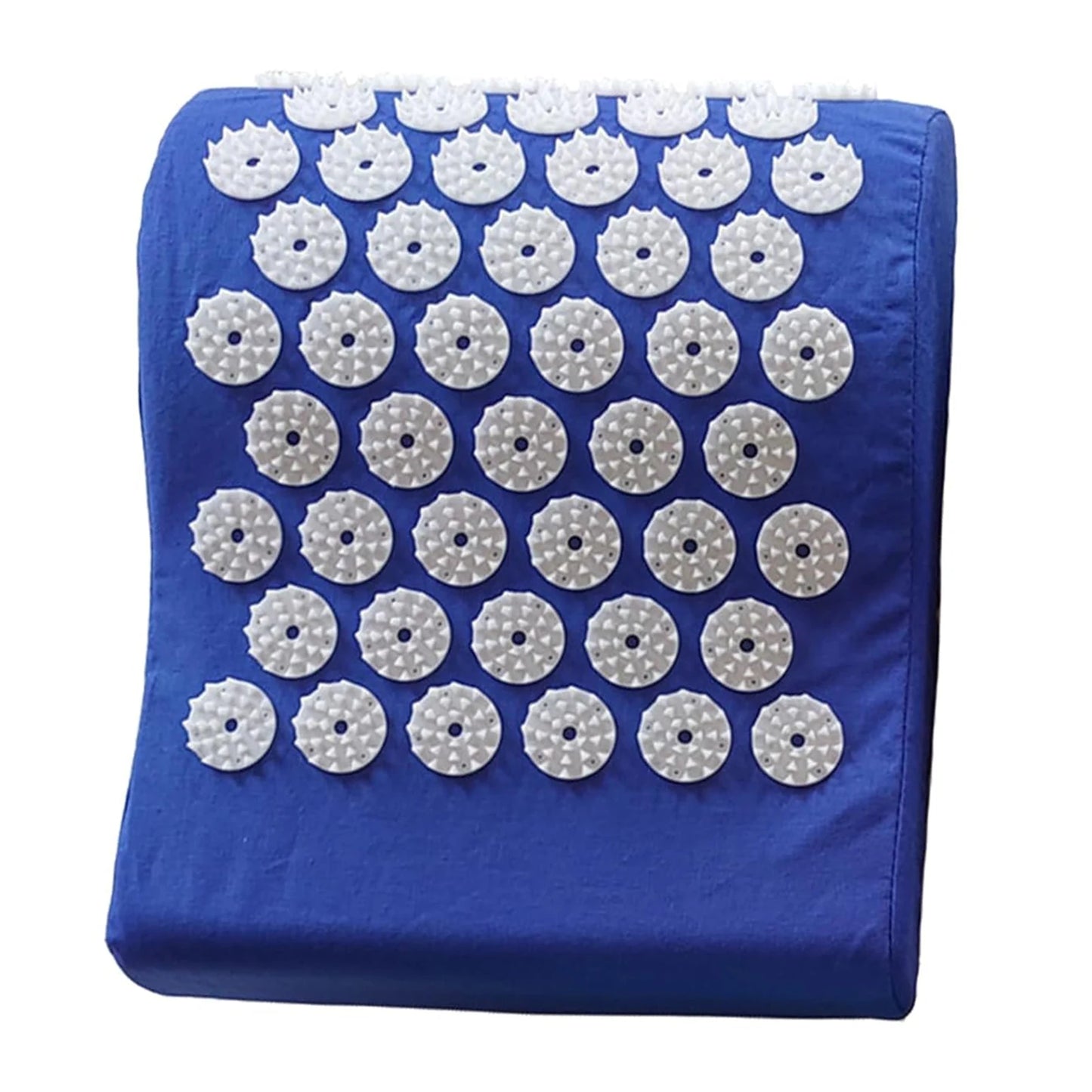 Rectangle Acupressure Back Pillow - Large Touchpoints for Lower Back Pain Relief, Washable Stress Relief Cushion