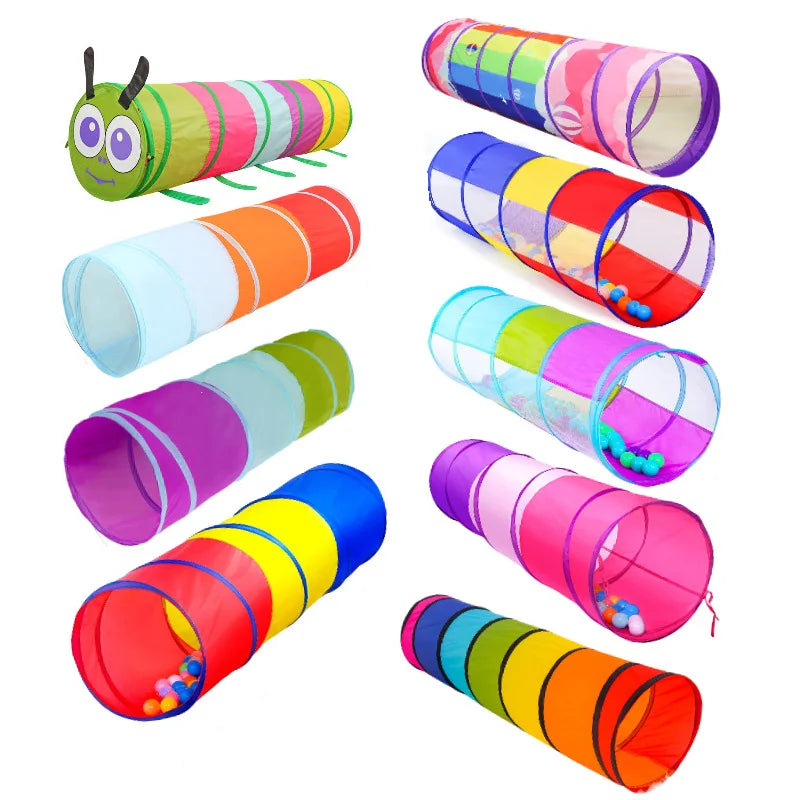 Portable Children's Tent - Crawling Tunnel - Beach Toys - Ball Pool - Kids' Pop-up Tent - Indoor Crawling Games - Child Play House - Tents