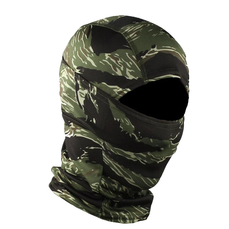 Multi-Sport Camouflage Face Mask - Full Coverage Balaclava for Cycling, Hunting, Hiking, Skiing & Motorcycle Riding