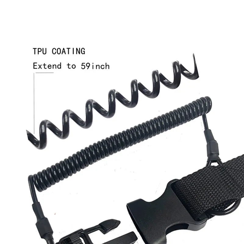 Underwater Sports Camera Lanyard - Quick Release Buckle with Secure Clips for Scuba Diving, Kayaking, Swimming & Water Sports Accessories
