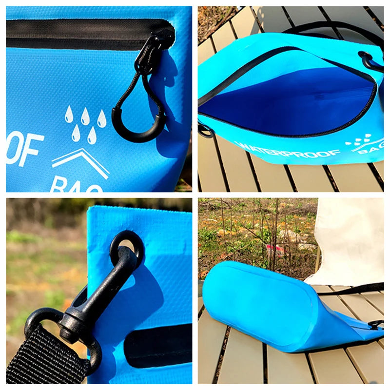 Waterproof Dry Bag - Multi-Purpose Travel Pack for Swimming, Rafting, Kayaking, Trekking & Water Sports