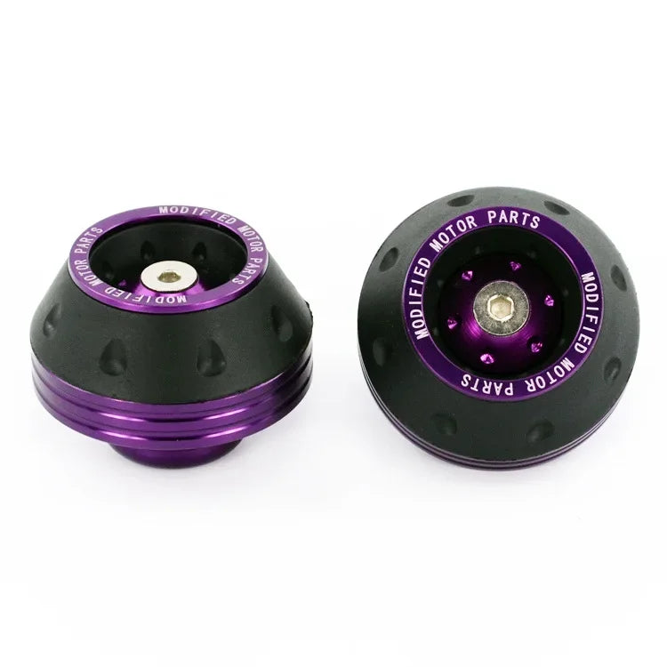 Motorcycle Front Fork Crash Protectors - 2/4Pcs Universal Alloy Wheel Protection Slider Cups for Motocross