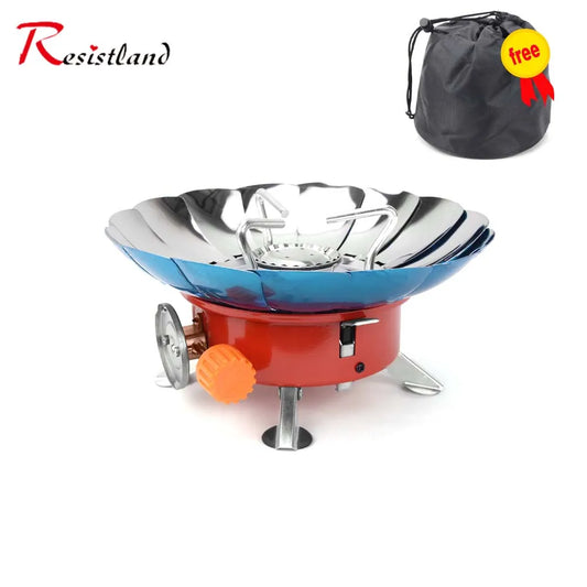 2800W Windproof Portable Outdoor Stove - Camping Gas Stove with Storage Bag