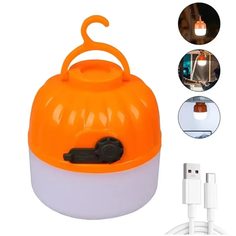 Portable 10W COB+LED Outdoor Lantern - 1800mAh USB Rechargeable Camping Light for Hiking, Fishing & Night Adventures