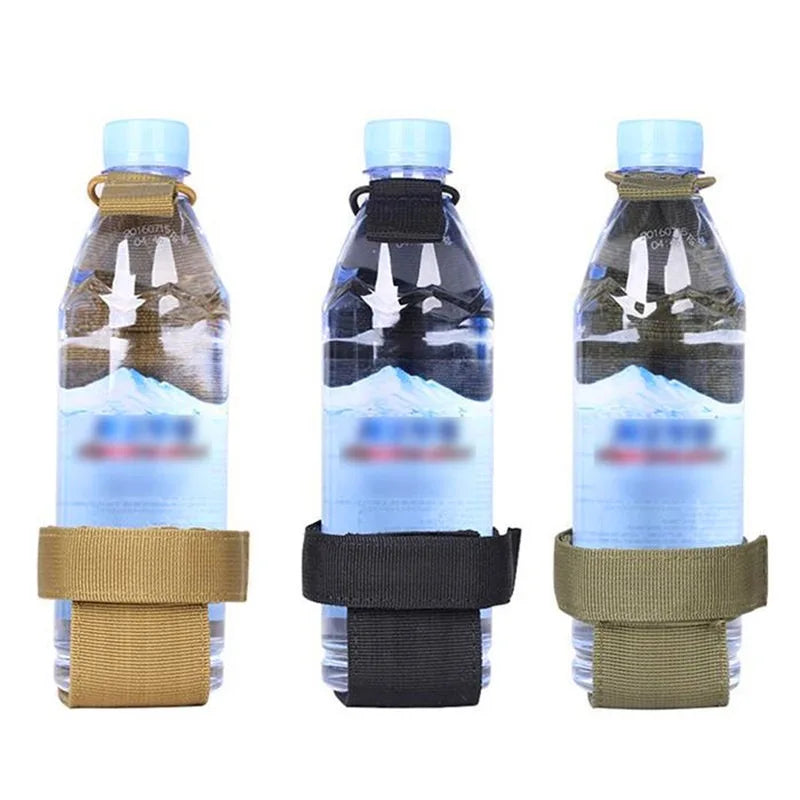 Tactical Water Bottle Holder - MOLLE Compatible Nylon Pouch for Outdoor Activities, Camping, Hiking, Hunting & Travel