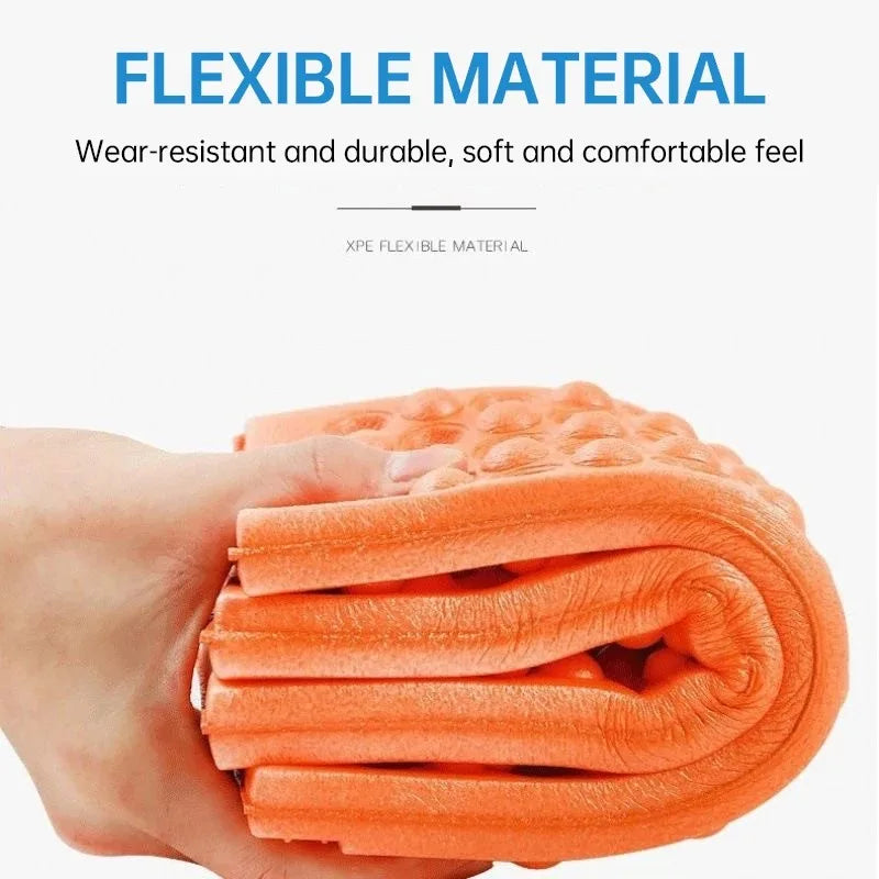 Honeycomb Massage Mat - 6-Fold XPE Cushion for Outdoor Activities