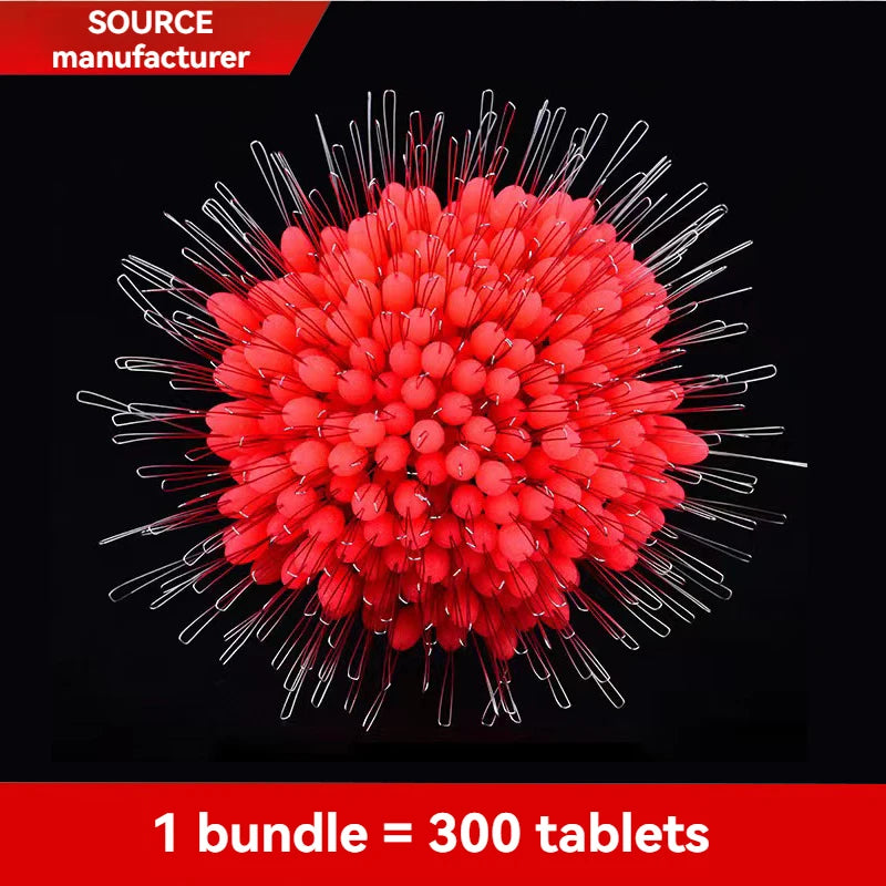 Professional Fishing Float Set - 300pcs Silicone Oval Bobber Stoppers with Anti-Strand Technology