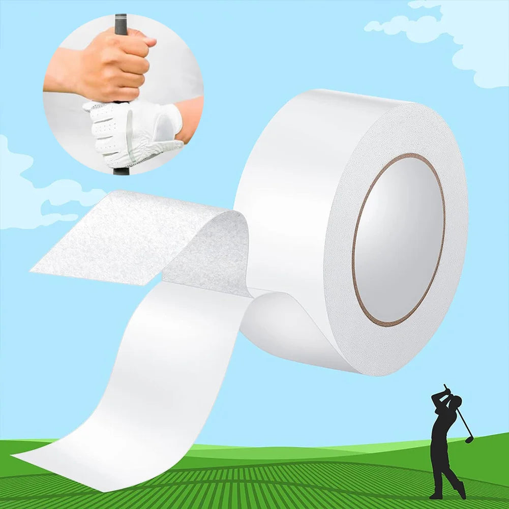Waterproof Golf Club Grip Tape - Double Sided Adhesive Strip Roll for Regripping Golf Clubs, Cuttable Grip Tape