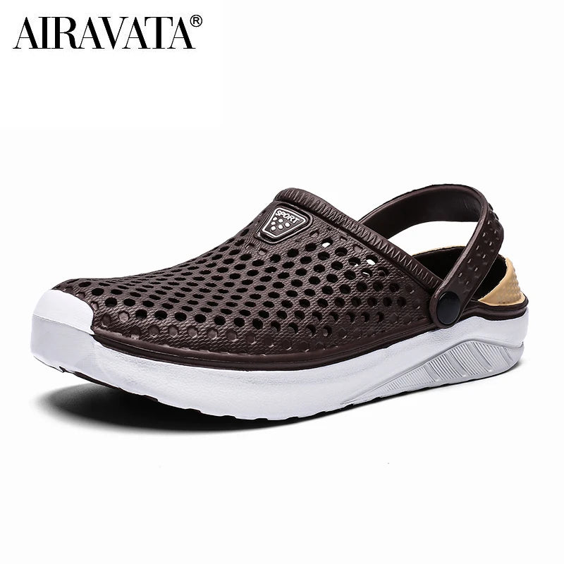 Waterproof Anti-Slip Beach Sandals - Unisex Thick Sole Flip Flops for Men & Women