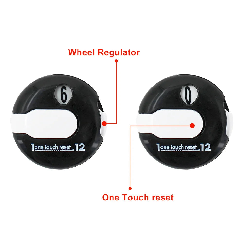 Golf Score Counter | Portable Golf Stroke Counter | One Touch Reset | Score Indicator Clip for Mini Golf, Outdoor Sports, and Golf Enthusiasts