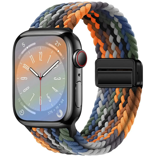 Magnetic Braided Strap Apple Watch Band - Universal Compatibility