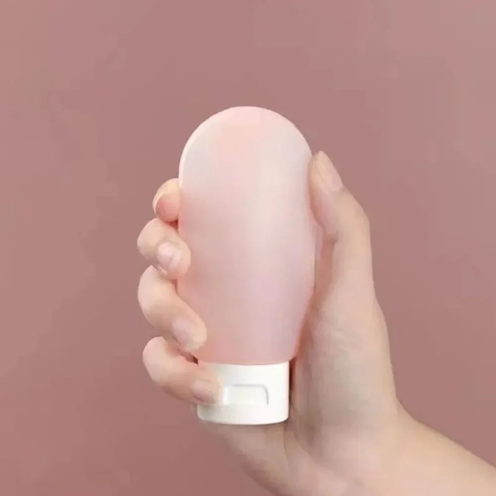 Travel Squeeze Bottles Set - 4 Pack 60ml Refillable Soft Lotion Containers for Shampoo & Toiletries
