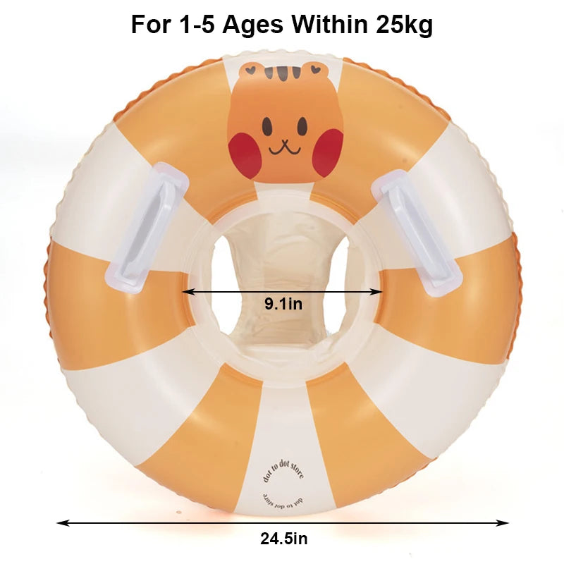 Inflatable Baby Swim Ring - Pool Float for Kids