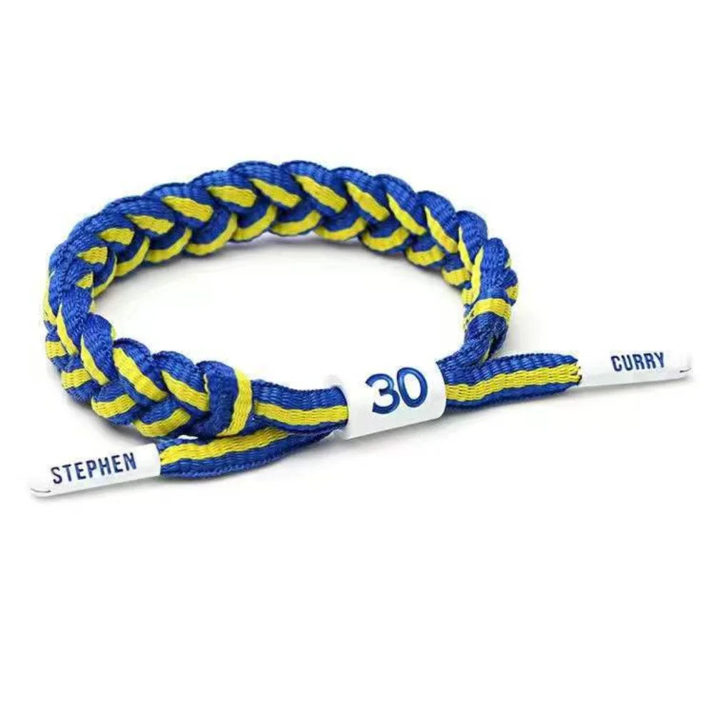 Basketball Star Braided Bracelet Sport Wristband Basketball Rope Pull Type Bracelet Gift for Men Boy Friend Fans