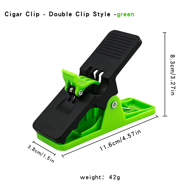 Golf Course Cigar Holder Set - Double Portable Plastic Cigar Holders - Premium Golf Accessories
