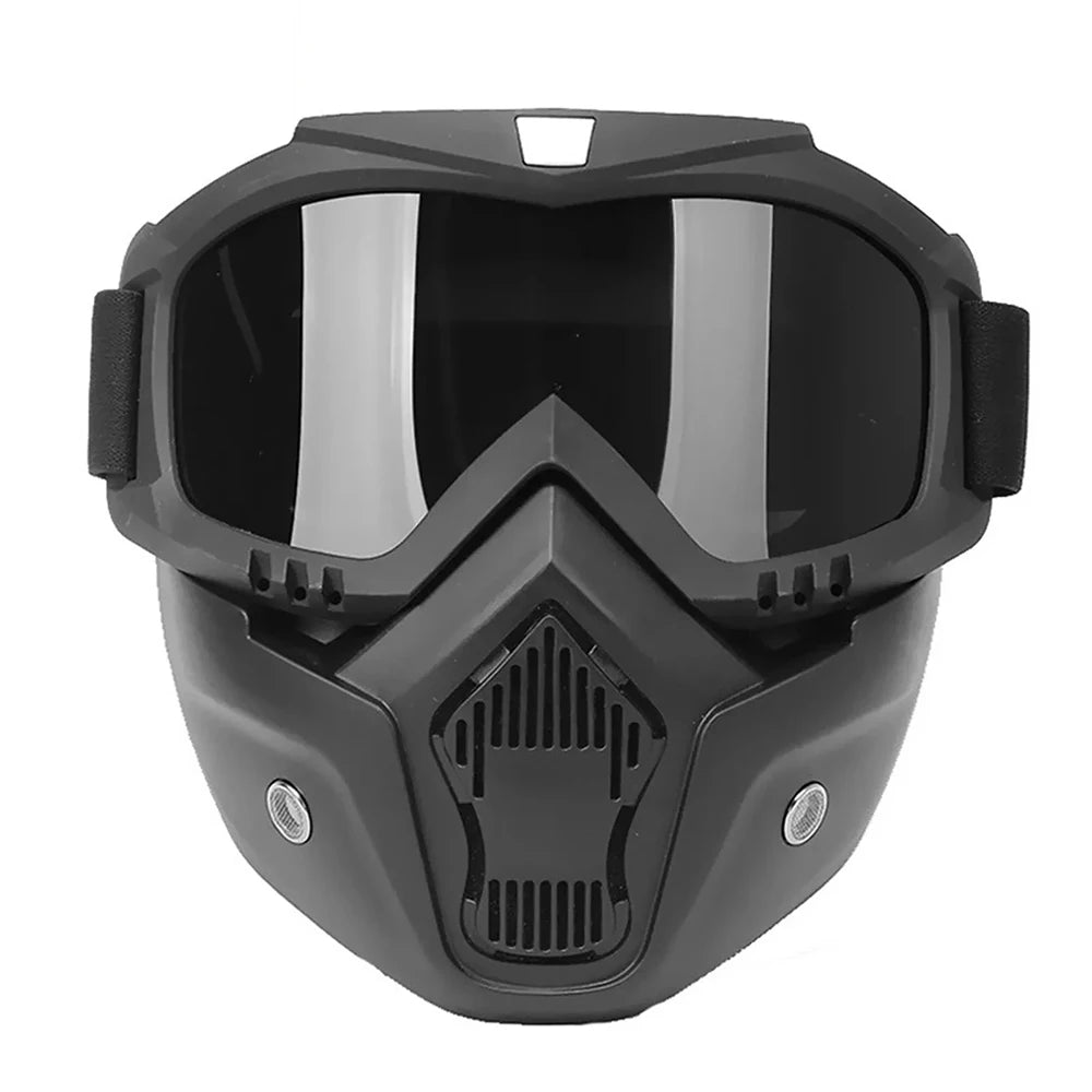 Full Face Tactical Protection Mask - Windproof Helmet for Motorcycle Racing, Off-Road, Skiing, Cycling & Outdoor Sports