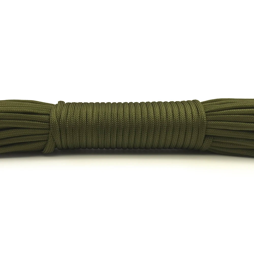 7-Strand Paracord 4mm - Survival Rope for Camping, Hiking, and Outdoor Use (5m/10m/31m Options)